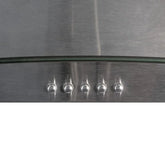 SIA CGH60SS- 60cm Stainless Steel Glass Chimney Cooker Hood - London Houseware - 2